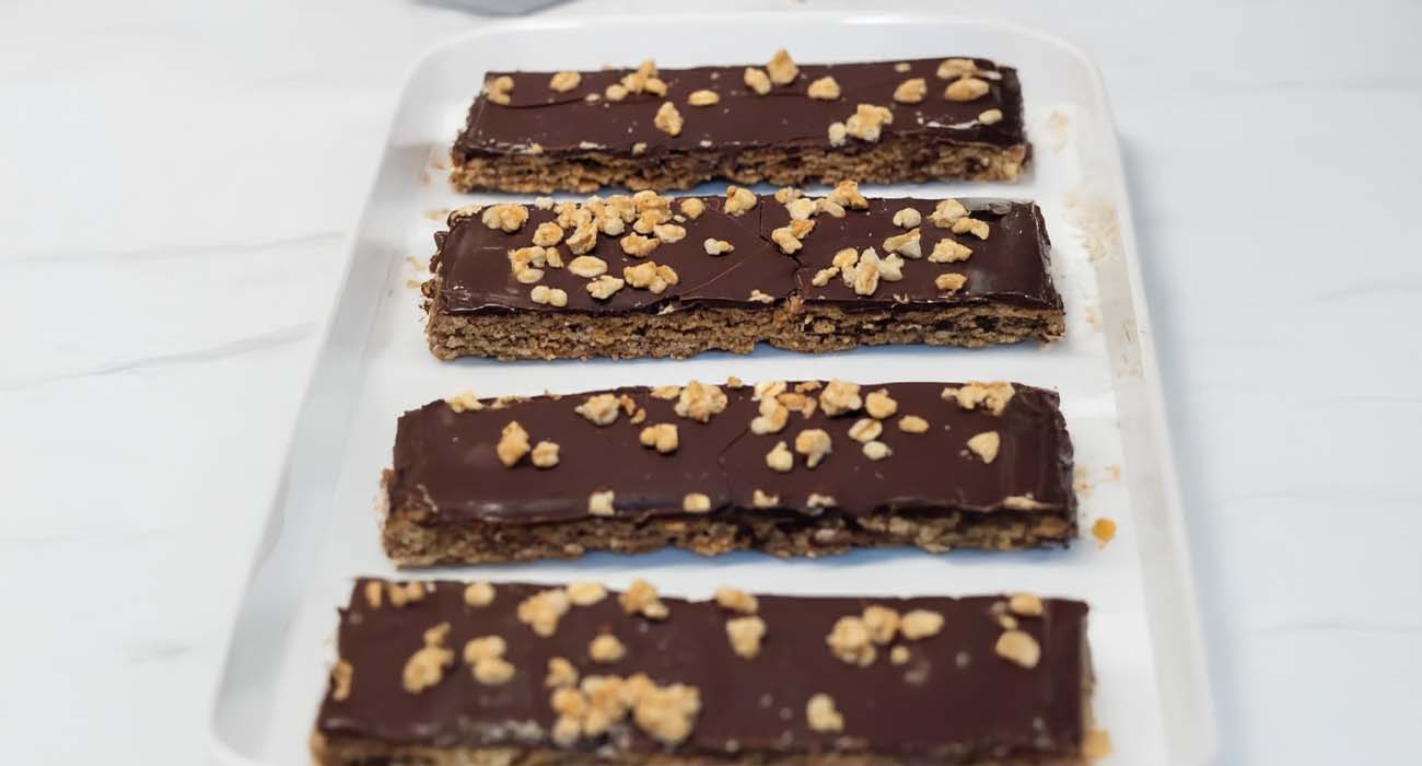 Barritas de proteína caseras