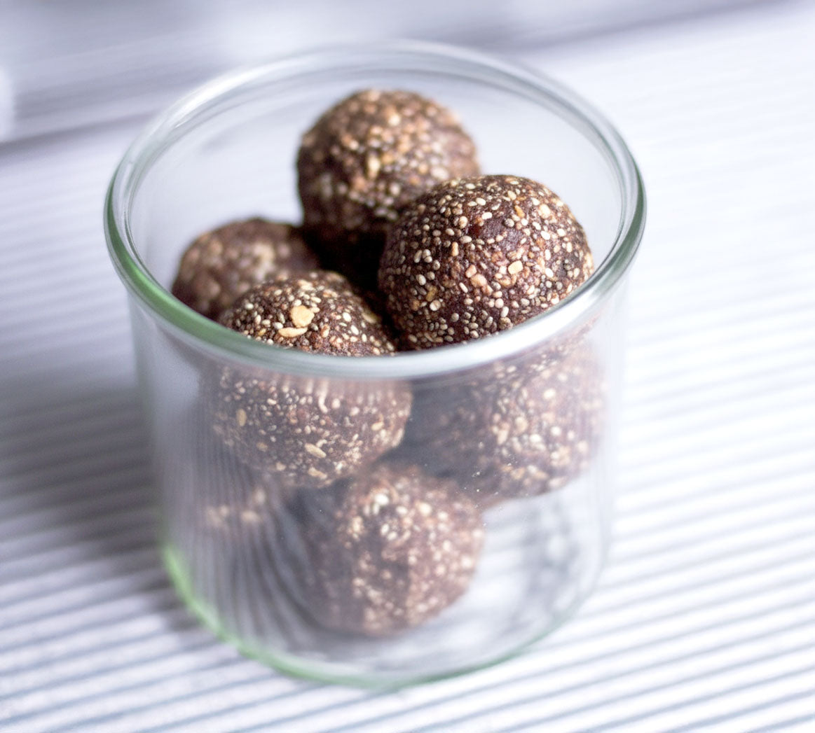 Bolitas de cacao y nueces