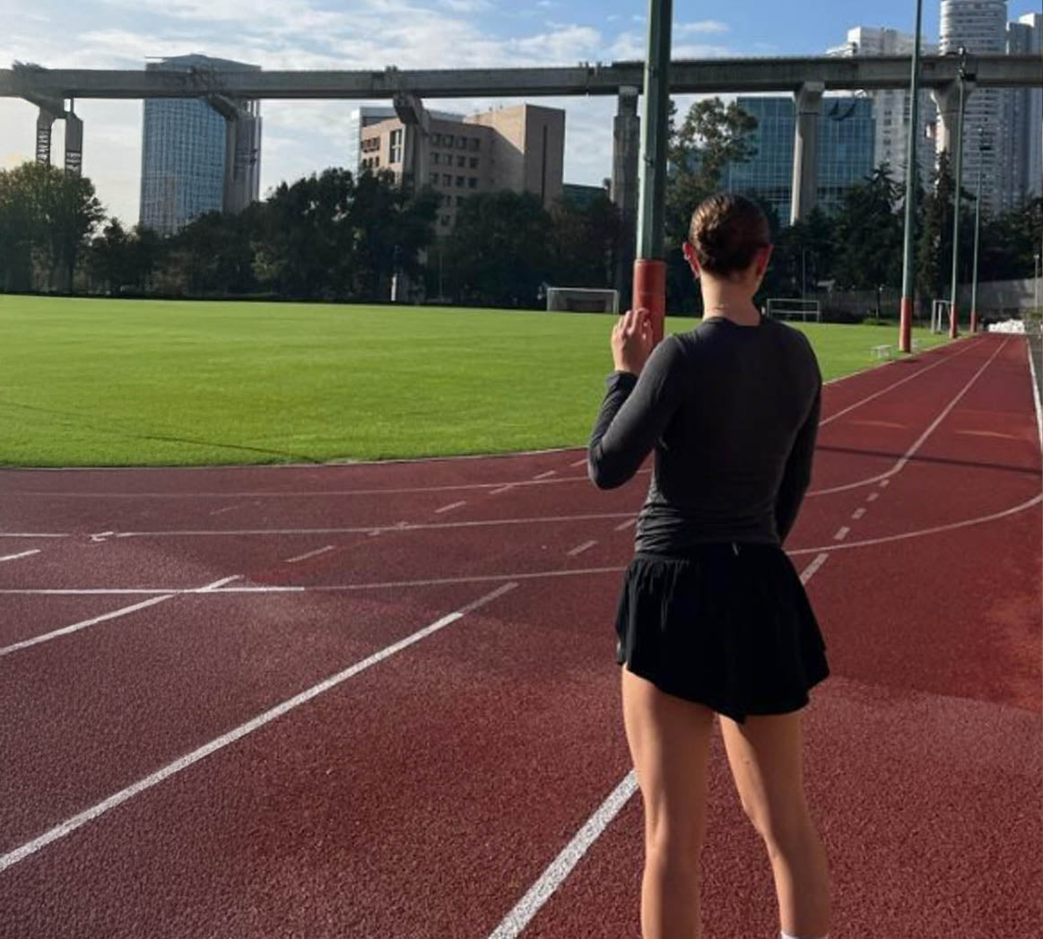 Ética de comportamiento en una pista de atletismo