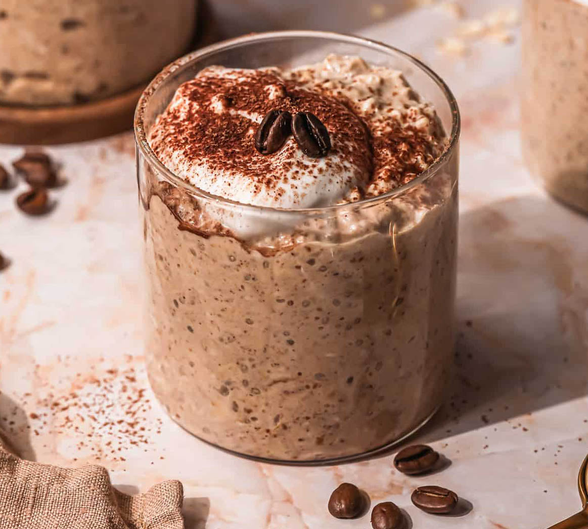 Overnight oats de café