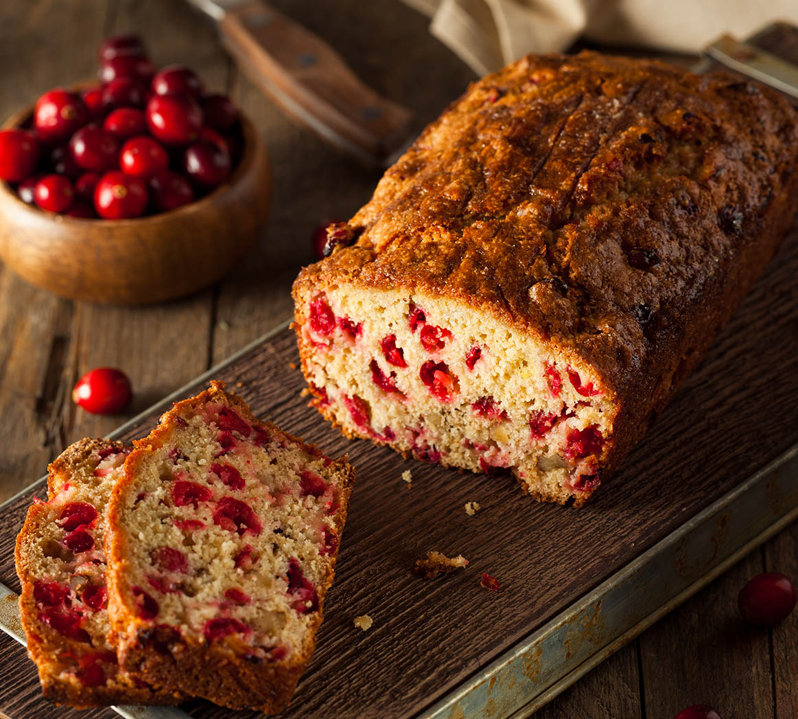 Pan de nuez con arándanos