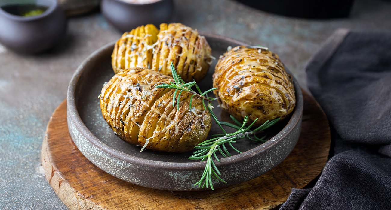 Papas al horno  con romero