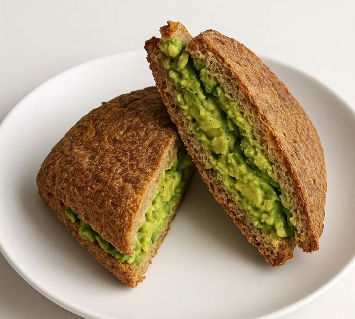 Sándwich de pollo con verduras