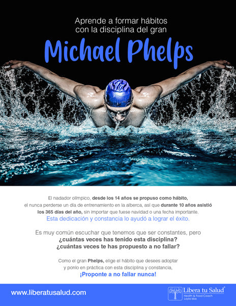 Aprende a formar hábitos con la disciplina del gran Michel Phelps