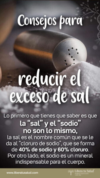 Consejos para reducir el exceso de sal