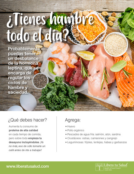 ¿Tienes hambre todo el día?