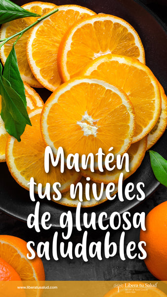 Manten tus niveles de glucosa saludables