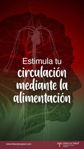 Estimula tu circulación mediante la alimentación