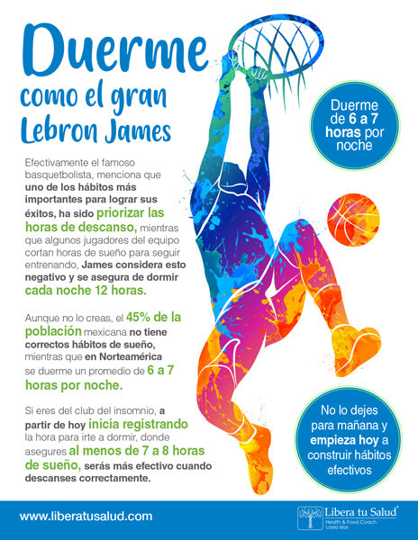 Duerme como el gran Lebron James