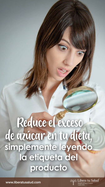 Reduce el exceso de azúcar en tu dieta