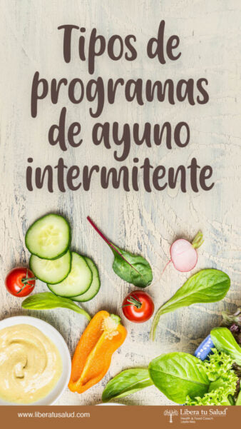 Tipos de programa de ayuno intermitente
