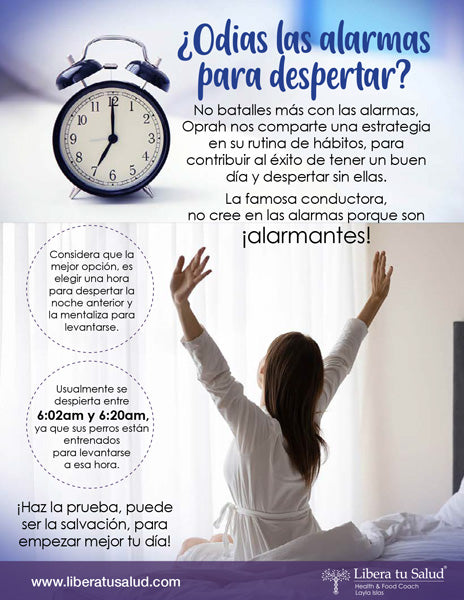 ¿Odias las alarmas para despertar?