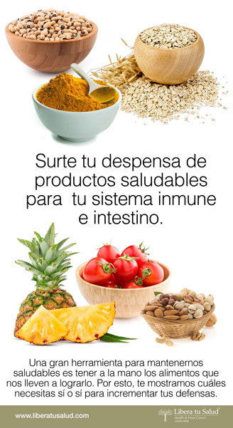 Surte tu despensa de productos saludables para tu sistema inmune e intestino