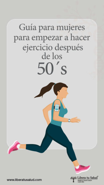 Guía para mujeres para empezar a hacer ejercicio después de los 50s PORTADA